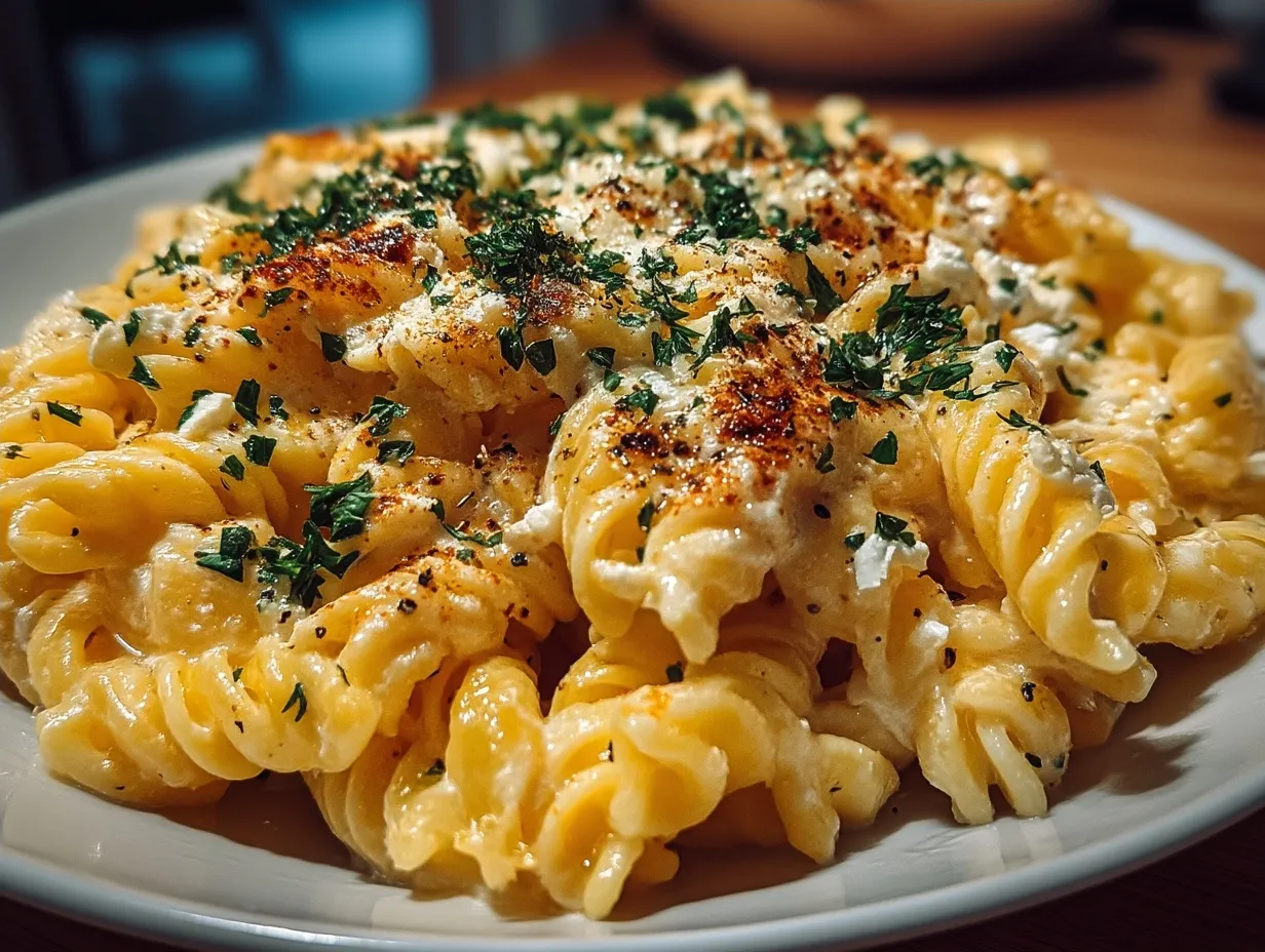 Cottage Cheese Alfredo Pasta