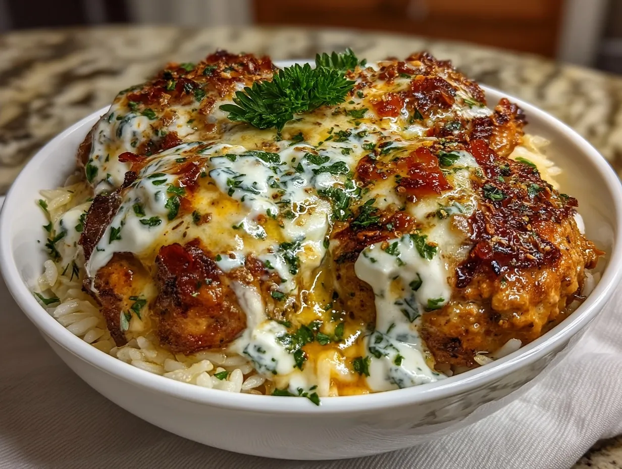 Cottage Cheese Chicken Parmesan Bowl