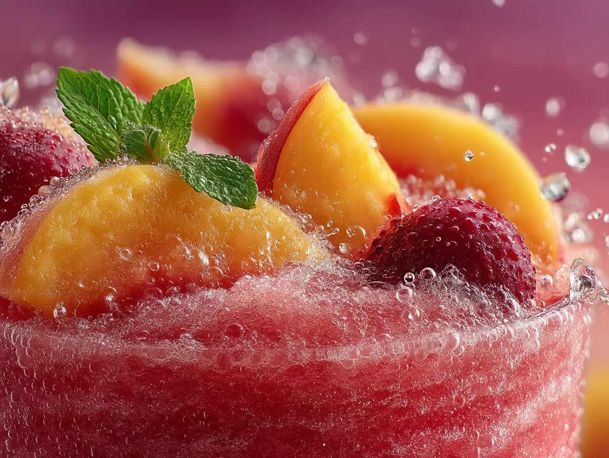 Frozen Peach Lemonade