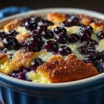 Lemon Blueberry Cheesecake Dump Cake