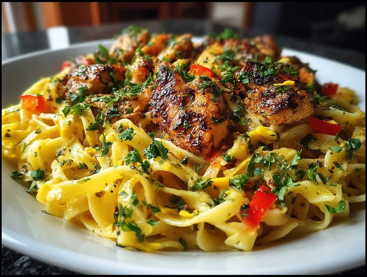 Lemon Pepper Chicken Pasta