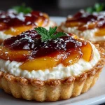 Peach and Cream Cheese Tarts