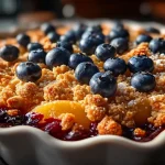 Peach Blueberry Crisp