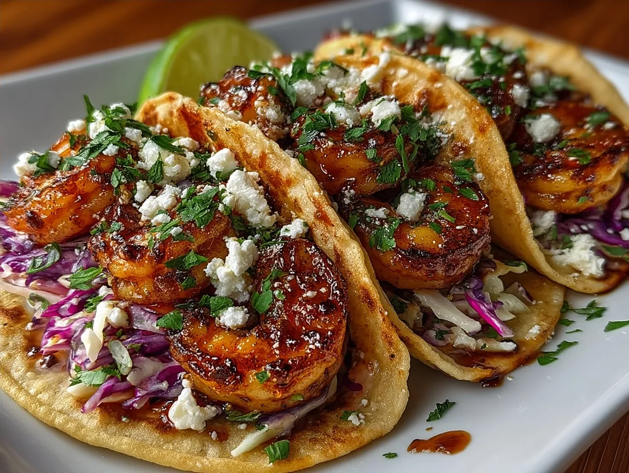 Shrimp Tacos with Slaw