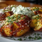 Smashed Potatoes with Garlic Aioli