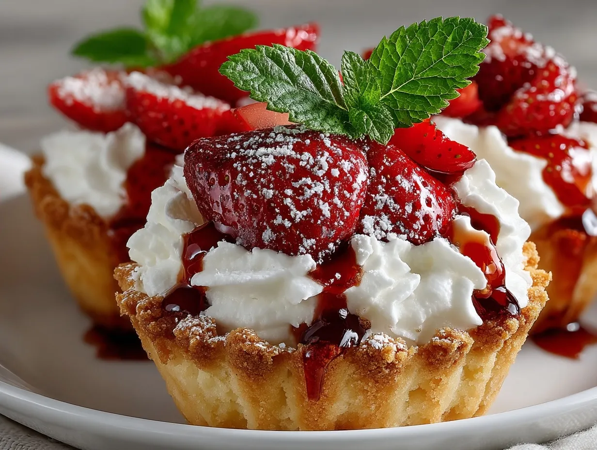 strawberry shortcake cups