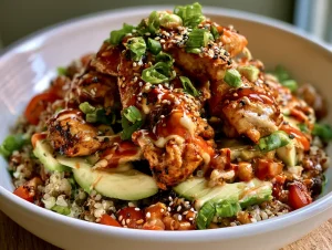 Buffalo Chicken Quinoa Bowl