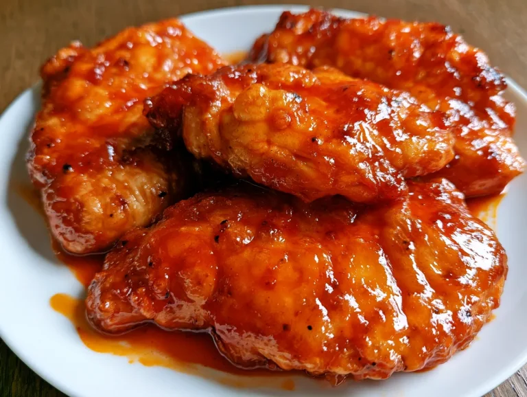 Buffalo Hot Sauce Baked Chicken Breast
