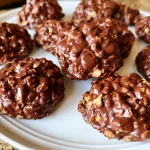 Chocolate Peanut Butter No-Bake Cookies