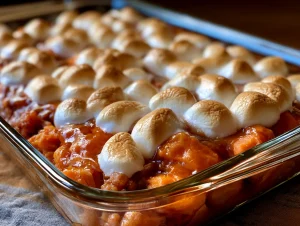 Classic Marshmallow Topped Sweet Potato Casserole