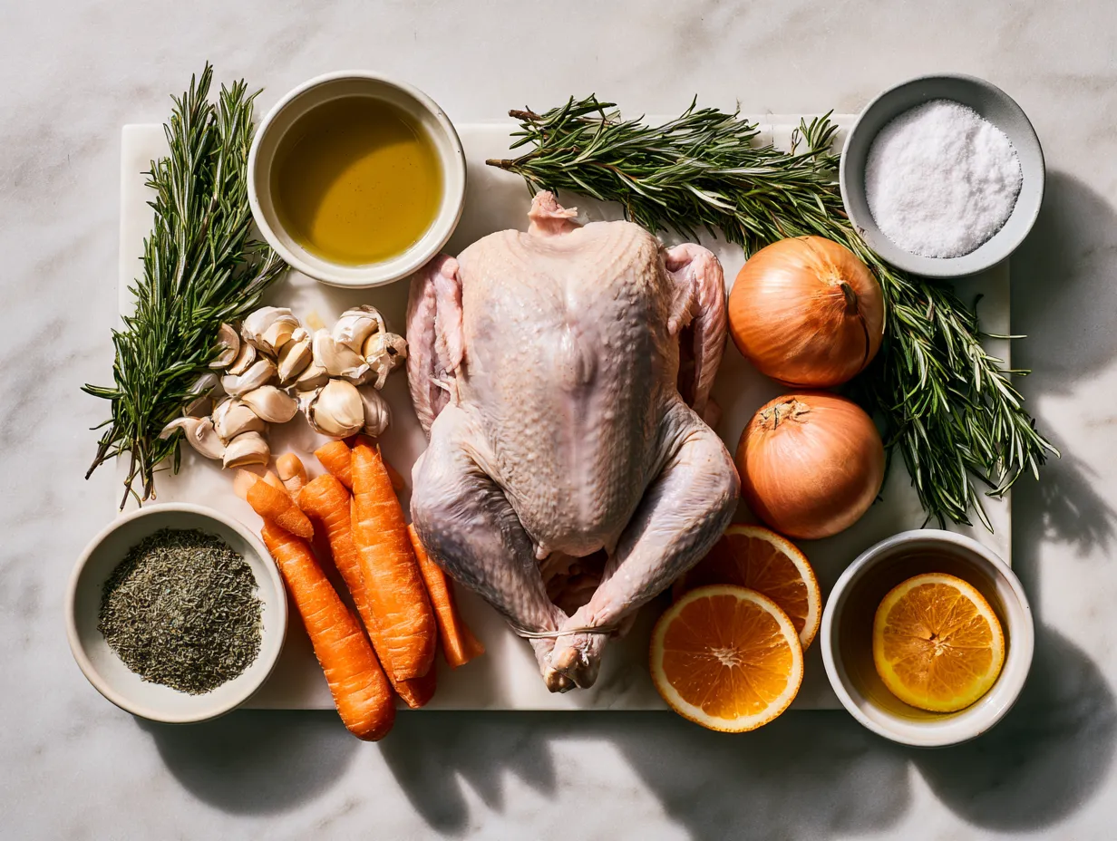 Classic Wet Brine Turkey Ingredients