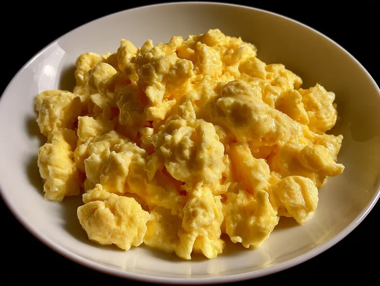Cream Cheese Fluffy Scrambled Eggs
