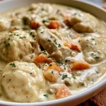 Creamy Heavy Cream Base Chicken and Dumplings