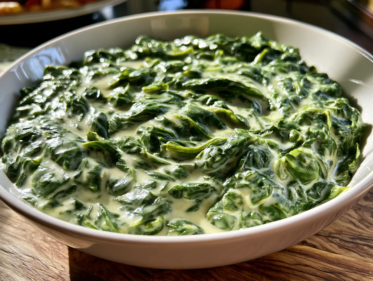 Crockpot Creamed Spinach