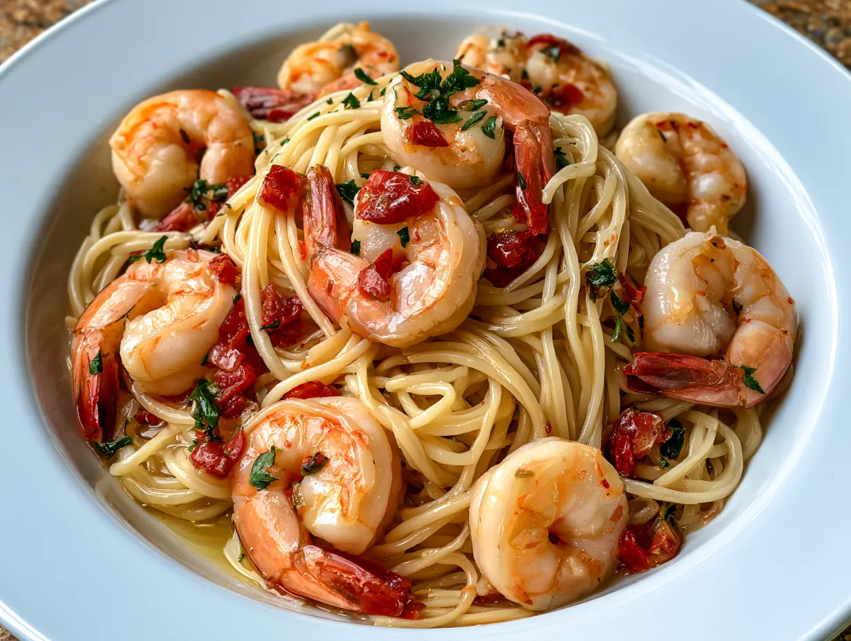 Dairy-Free Olive Oil Base Shrimp Scampi