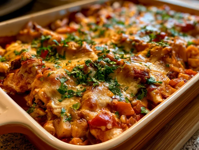 Enchilada Chicken Casserole