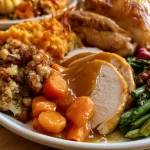 Individual Thanksgiving Dinner Plates