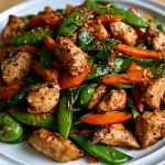 Keto Low-Carb Veggie Only Chicken Stir Fry
