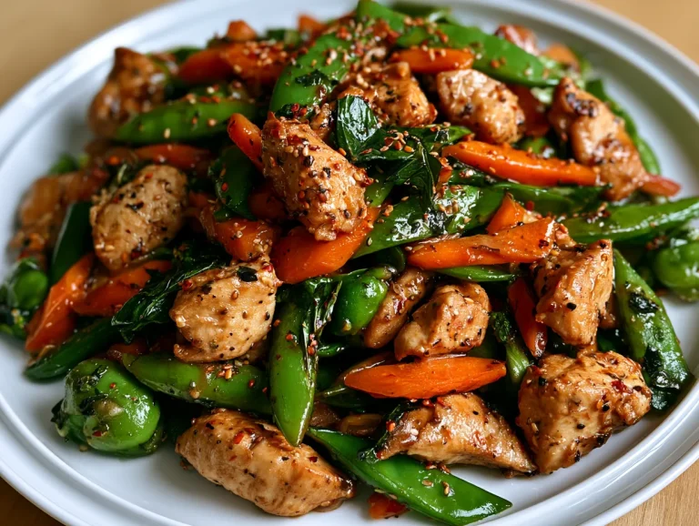 Keto Low-Carb Veggie Only Chicken Stir Fry