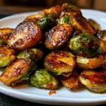 Maple Roasted Brussels Sprouts