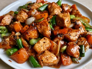 Orange Chicken Style Stir Fry
