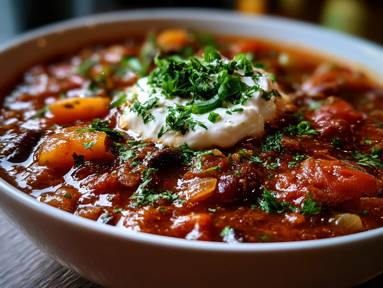 Slow Cooker Pumpkin Chili
