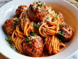 Spaghetti and Meatballs