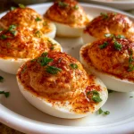 Spicy Sriracha Deviled Eggs